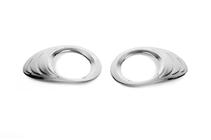 Renault Kangoo 2008–2020 Entourages de phares antibrouillard 2008-2013 (2 pcs, inox) photo 2