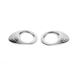 Entourages de phares antibrouillard 2008-2013 (2 pcs, inox) photo 2