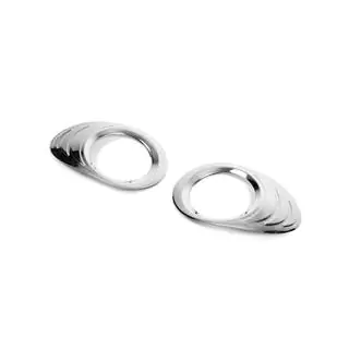 Entourages de phares antibrouillard 2008-2013 (2 pcs, inox) photo 3
