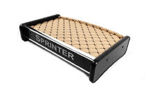 Mercedes Sprinter W901/902/903/904/905 1995–2006 Tablette de tableau de bord (2000-2006, Beige avec surpiqûre noire) photo 2