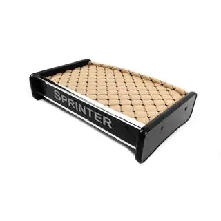Tablette de tableau de bord (2000-2006, Beige avec surpiqûre noire) photo 2