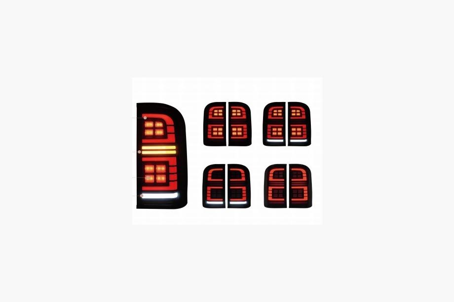 Nissan Patrol Y61 1997-2011 Feux arrière LED Smoke Black (1999-2004, 2 pcs) Image