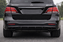Mercedes GLE/ML class W166 2011-2018 Diffuseur arrière pour GLE (design GLE63 Black) photo 1