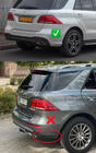 Mercedes GLE/ML class W166 2011-2018 Diffuseur arrière pour GLE (design GLE63 Black) photo 3