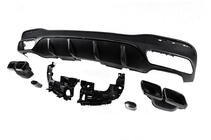 Mercedes GLE/ML class W166 2011-2018 Diffuseur arrière pour GLE (design GLE63 Black) photo 5