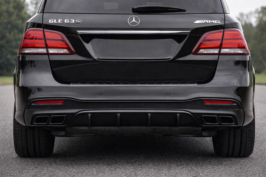 Mercedes GLE/ML class W166 2011-2018 Diffuseur arrière pour GLE (design GLE63 Black) Image