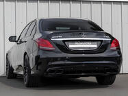 Mercedes C-class W205 2014-2021 Diffuseur arrière avec embouts Black (Design C63 2018-2021) photo 1