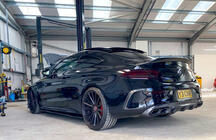 Mercedes C-class W205 2014-2021 Diffuseur arrière avec embouts Black (pour Coupe design AMG63) photo 1