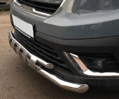 Renault Trafic 2015- Barre Avant Shark ST015 (2021+, Inox) photo 2
