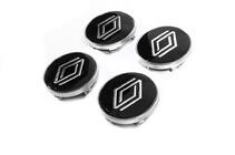 Renault Cabochons de jante noirs avec anneau (59mm à 55mm, 4 pcs) photo 2