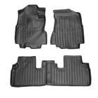 Honda CRV 2001-2006 Tapis de sol en caoutchouc Stingray 3D (4 pcs) photo 1