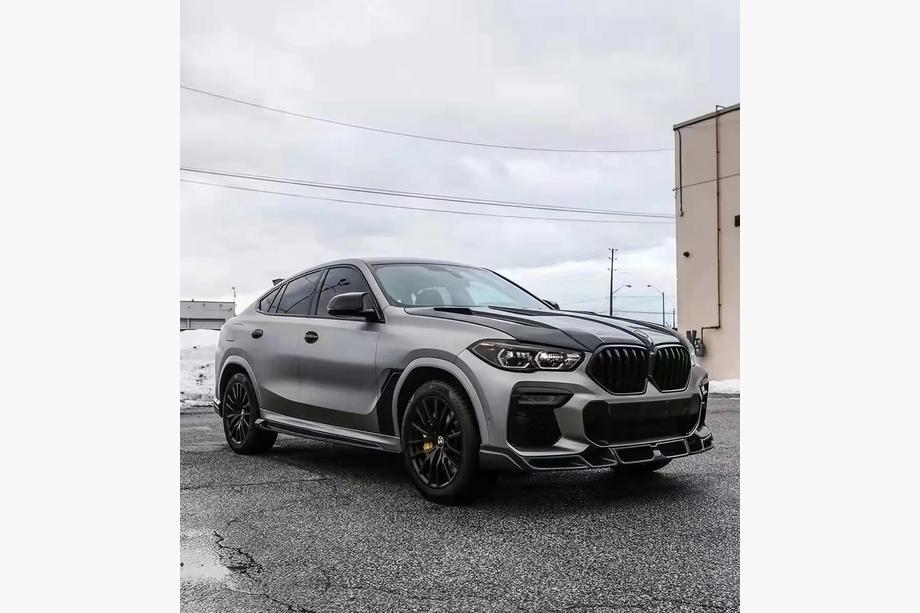 BMW X6 G06 2019–2027 Kit carrosserie avec capot Carbon V2 (2018-2022) Photo 1