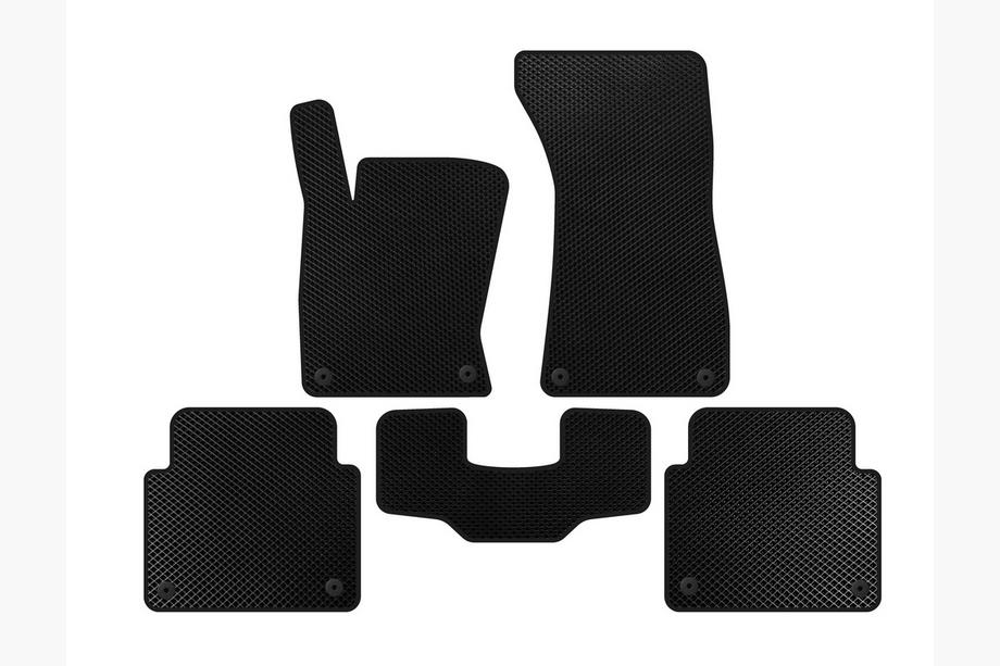 Audi A8 2002-2009 Tapis de sol EVA (Short, Noir) Image