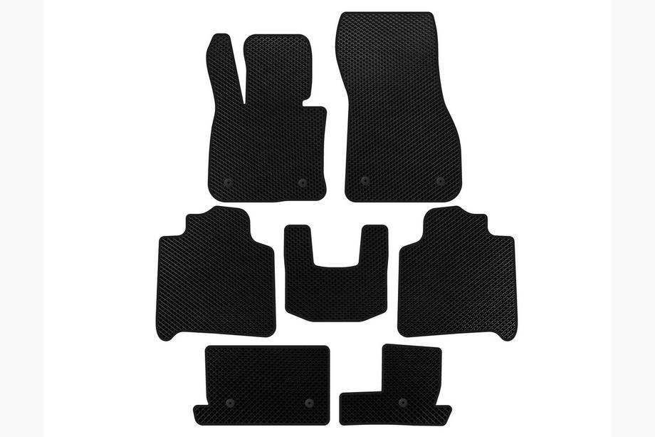 BMW 2 Series Active Tourer F45/F46 2014-2021 Tapis de sol EVA (Pour F46, 3 Rangées, Noir) Photo 1
