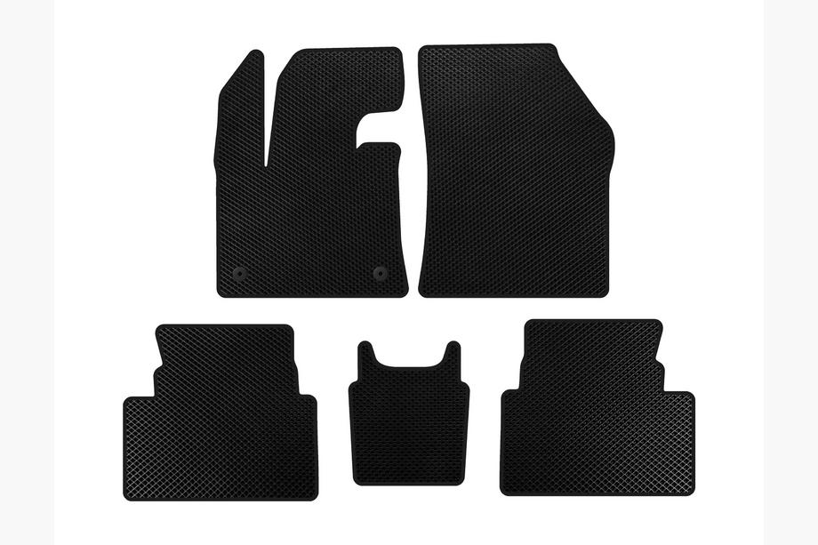 Citroen C5 Aircross 2017-2025 Tapis de sol EVA (Pédale d'accélérateur au plancher, Noir) Image