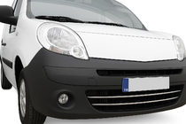Renault Kangoo 2008–2020 Couvre pare-chocs avant en acier inoxydable (2 pcs) photo 1