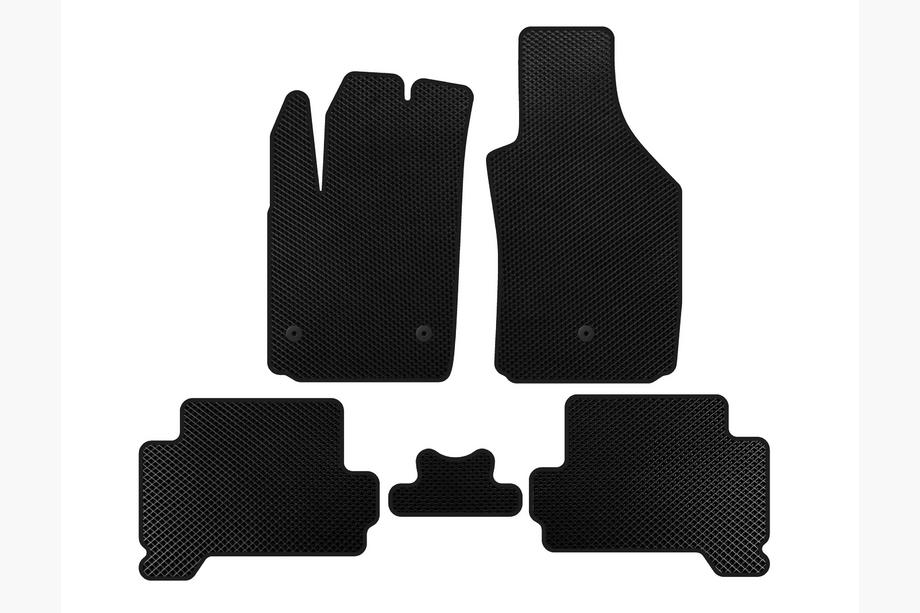 Fiat 500/500L 2013-2022 Tapis de sol EVA (HB, Électrique, Noir) Image