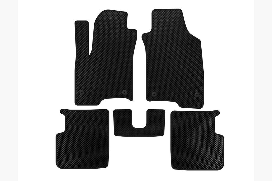 Fiat Panda 2011-2023 Tapis de sol EVA (Noir) Image