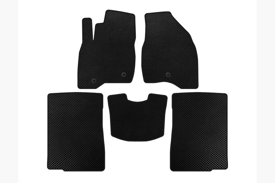 Ford Explorer 2011-2019 Tapis de sol EVA (2015-2017, 2 rangées, 7 places, Noir) Image