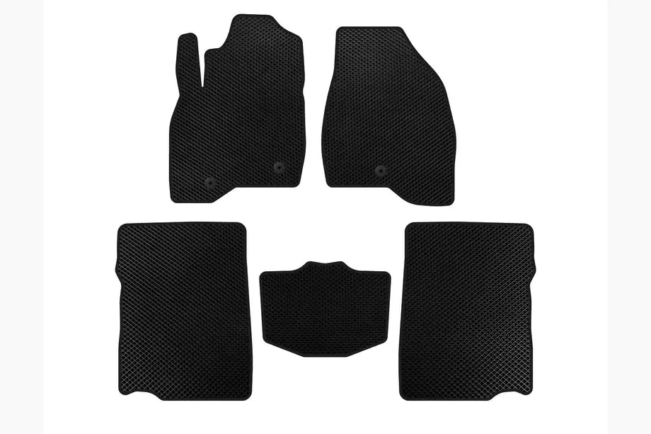 Ford Explorer 2011-2019 Tapis de sol EVA (2017-2019, 2e rangée, 7 places, Noir) Image