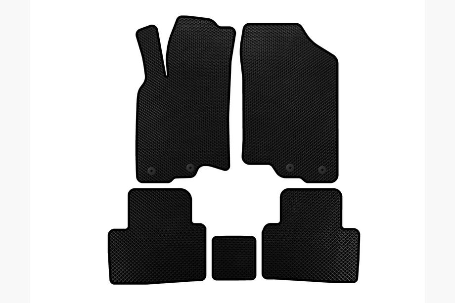 Honda Insight II 2009-2014 Tapis de sol EVA (HB, Hybride, Noir) Image