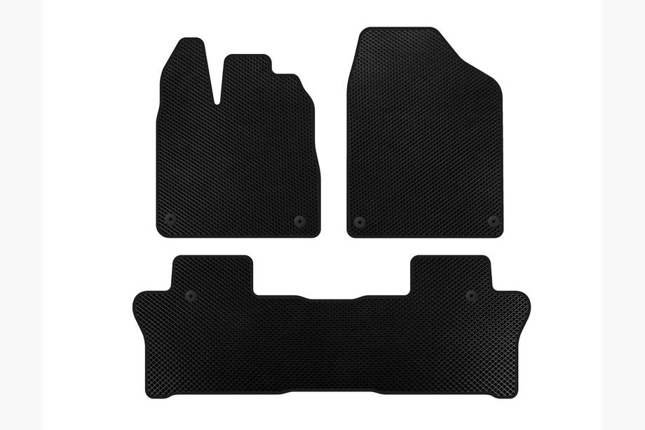 Honda Pilot 2015-2022 Tapis de sol EVA (2 Rangées, Noir) Image