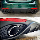 Alfa Romeo Giulia 2016-2022 Diffuseur de Pare-chocs Arriere avec Sorties V1 (Plastique) photo 6