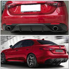 Alfa Romeo Giulia 2016-2022 Diffuseur de pare-chocs arrière Lip Carbon V2 (Carbone) photo 5