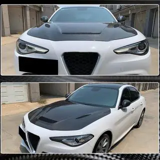Capot V1 (Carbone) Alfa Romeo Giulia 2016-2022 photo 3