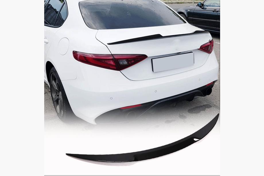 Alfa Romeo Giulia 2016-2022 Aileron V1 (Plastique) Image