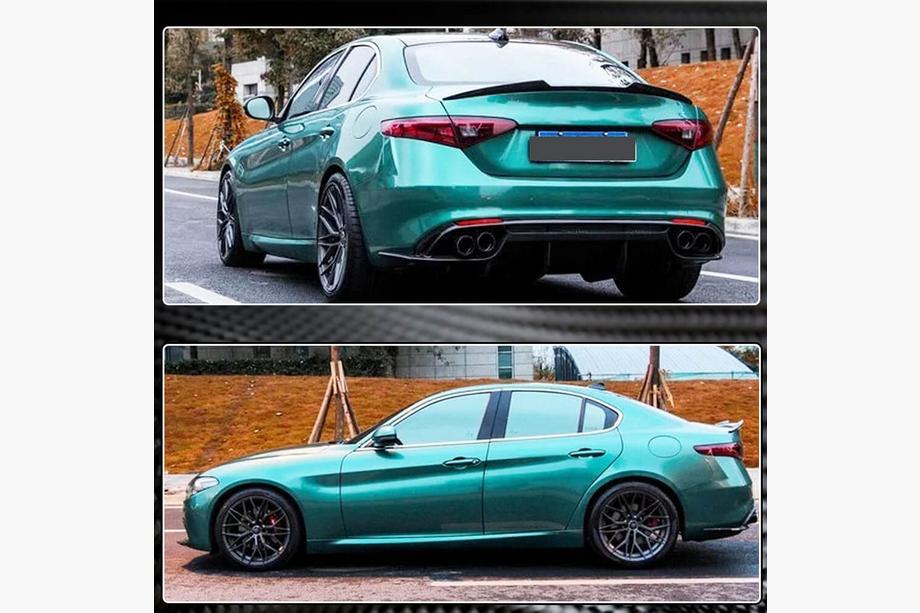 Alfa Romeo Giulia 2016-2022 Aileron V2 (fibre de verre) Photo 5