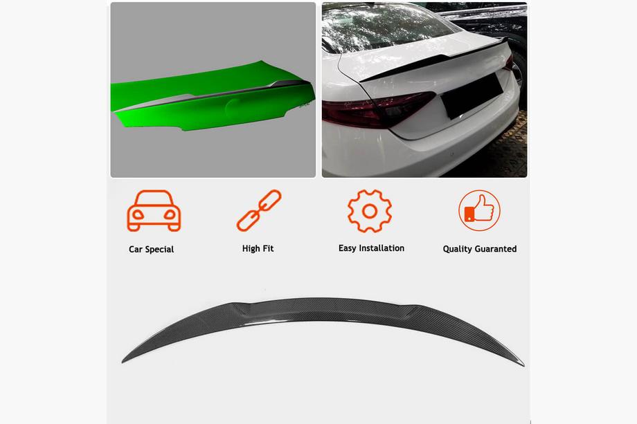 Alfa Romeo Giulia 2016-2022 Aileron V2 (fibre de verre) Photo 6