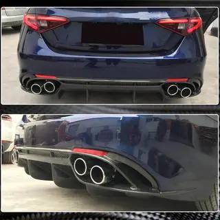 Diffuseur de pare-chocs arrière V1 (pour Base, Carbone) Alfa Romeo Giulia 2016-2022 photo 4