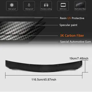 Extension de pare-chocs avant Lip V2 (pour Base, Carbone) Alfa Romeo Giulia 2016-2022 photo 3