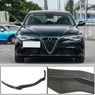Extension de pare-chocs avant Lip V1 (pour Base, Carbone) Alfa Romeo Giulia 2016-2022 photo 1