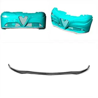 Extension de pare-chocs avant Lip V1 (pour Base, Carbone) Alfa Romeo Giulia 2016-2022 photo 2