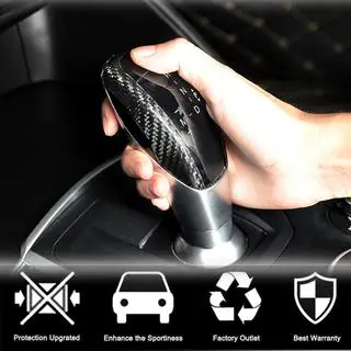Couvre Pommeau de Vitesse (Dry Carbon) Alfa Romeo Giulia 2016-2022 photo 3