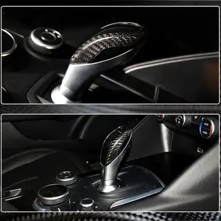 Couvre Pommeau de Vitesse (Dry Carbon) Alfa Romeo Giulia 2016-2022 photo 4