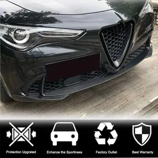 Lame avant (pour Base, 2017-2023, Carbone) Alfa Romeo Stelvio 2016- photo 3