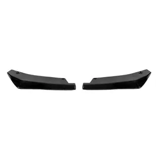 Extensions universelles Flap pour pare-chocs arrière Type-A (2 pcs, noir brillant, plastique ABS) photo 4