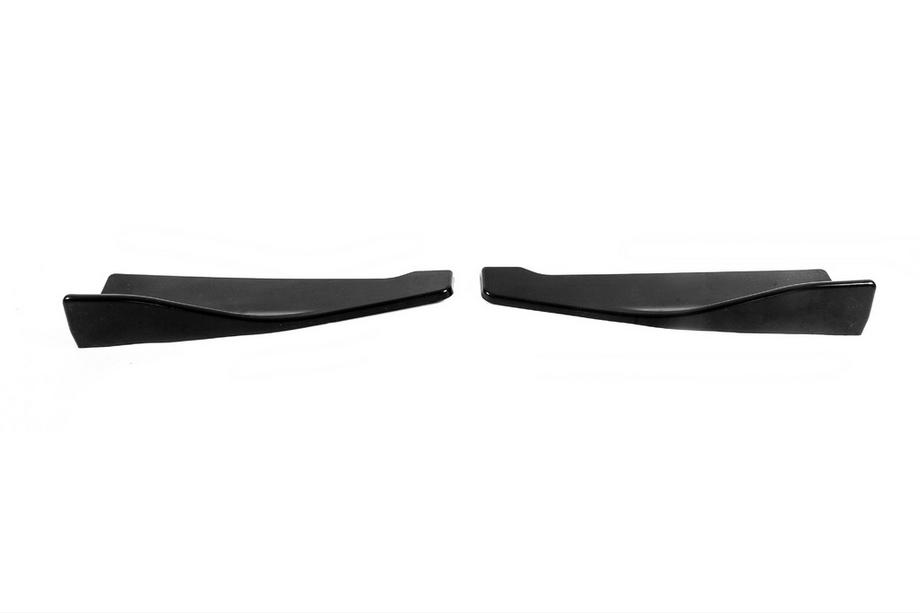 Extensions universelles Flap pour pare-chocs arrière Type-B (2 pcs, noir brillant, plastique ABS) Photo 1