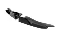 Extensions universelles Flap pour pare-chocs arrière Type-D (2 pcs, noir brillant, plastique ABS) photo 6