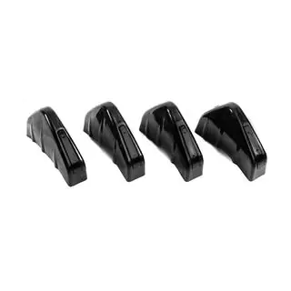 Diffuseur Arrière Universel Type-D (4pcs, Noir Brillant, Plastique ABS) photo 1