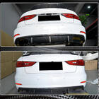 Audi A3 2012-2020 Diffuseur de pare-chocs arrière V2 (pour Base Sedan 2012-2016, Carbone) photo 3