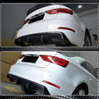 Audi A3 2012-2020 Diffuseur de pare-chocs arrière V2 (pour Base Sedan 2012-2016, Carbone) photo 4