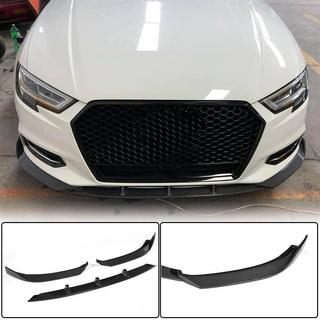 Lame de pare-chocs avant Lip V1 (pour Base 2017-2020 Sedan, Carbone) photo 1