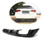 Audi A3 2012-2020 Diffuseur de Pare-chocs Arrière V2 (pour S-Line HB 2017-2020, Carbone) photo 1