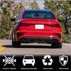 Audi A3 2020- Diffuseur arrière V2 pour S-Line Sedan 2020-2023 (Carbone) photo 2
