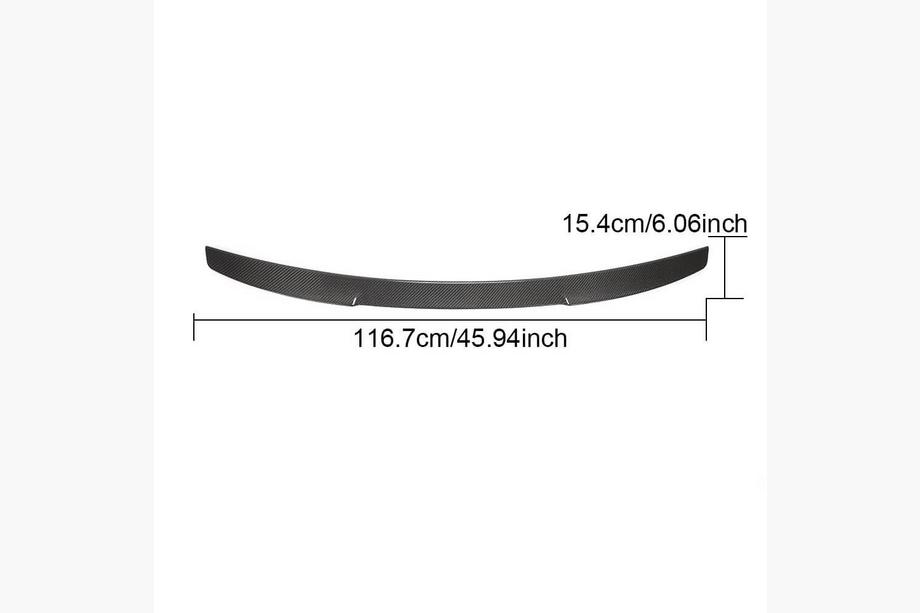 Audi A3 2012-2020 Aileron (Cabriolet, Carbone) Photo 6
