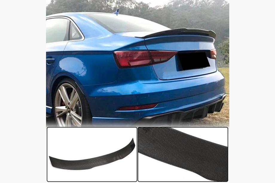 Audi A3 2012-2020 Becquet V6 (pour berline, carbone) Image